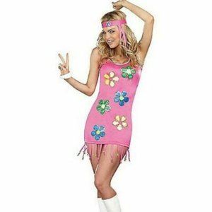 Dreamgirl Groovy Flower Power Hippy Baby Costume